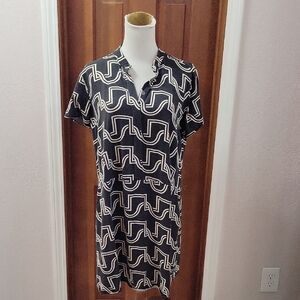 Dusen Dusen Geometric Pattern Dress